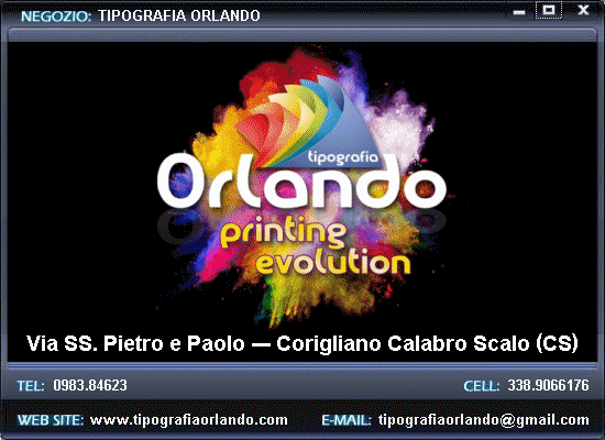 Tipografia Orlando - Corigliano Calabro (CS) - Printing Evolution - Giovanni Orlando